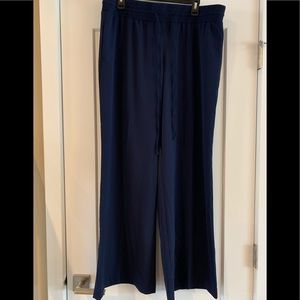 New York and co silky pants XL blue